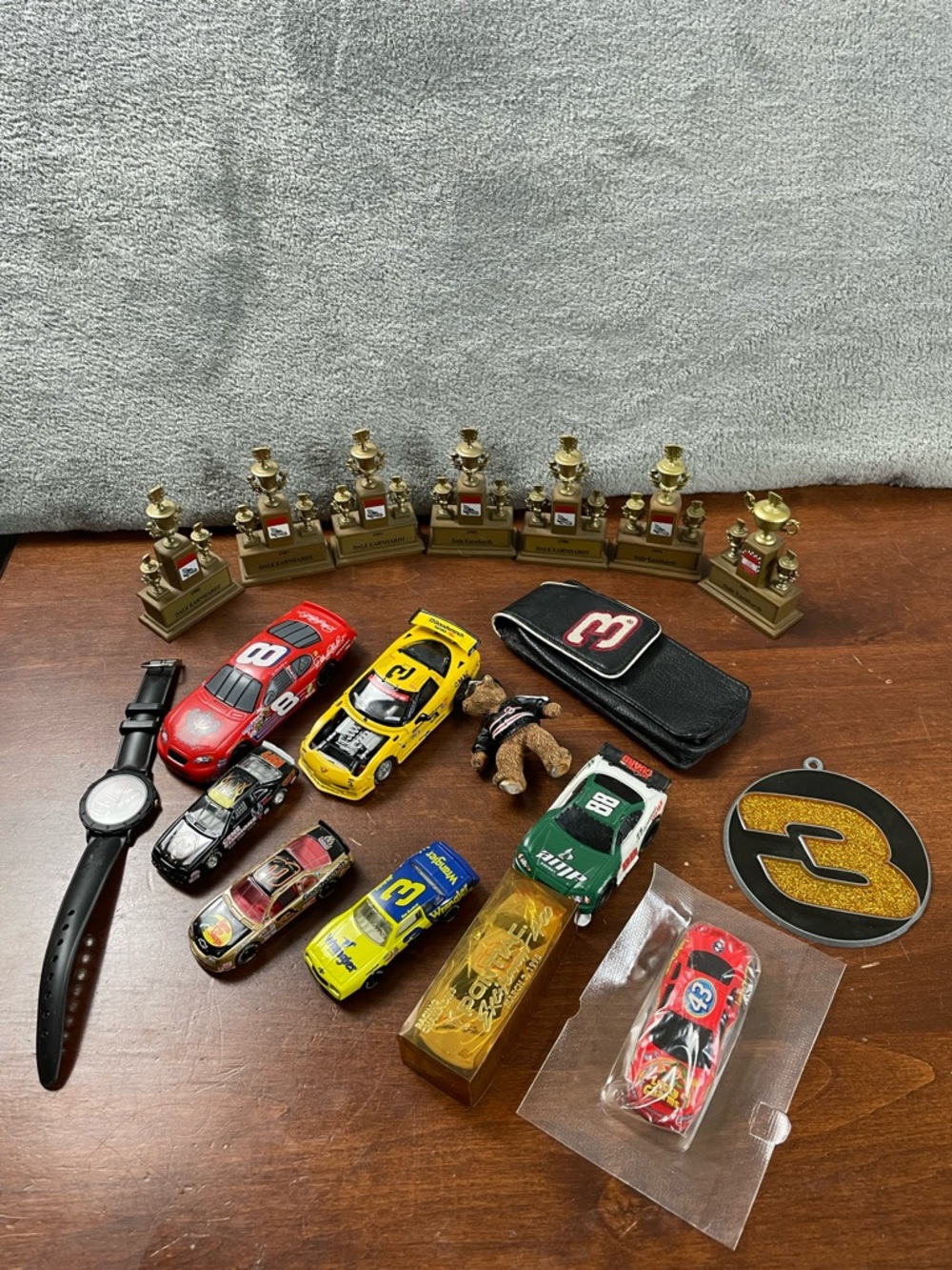 Dale Earnhardt And Earnhardt Jr NASCAR Race Cars And Other Items 19 Items Total